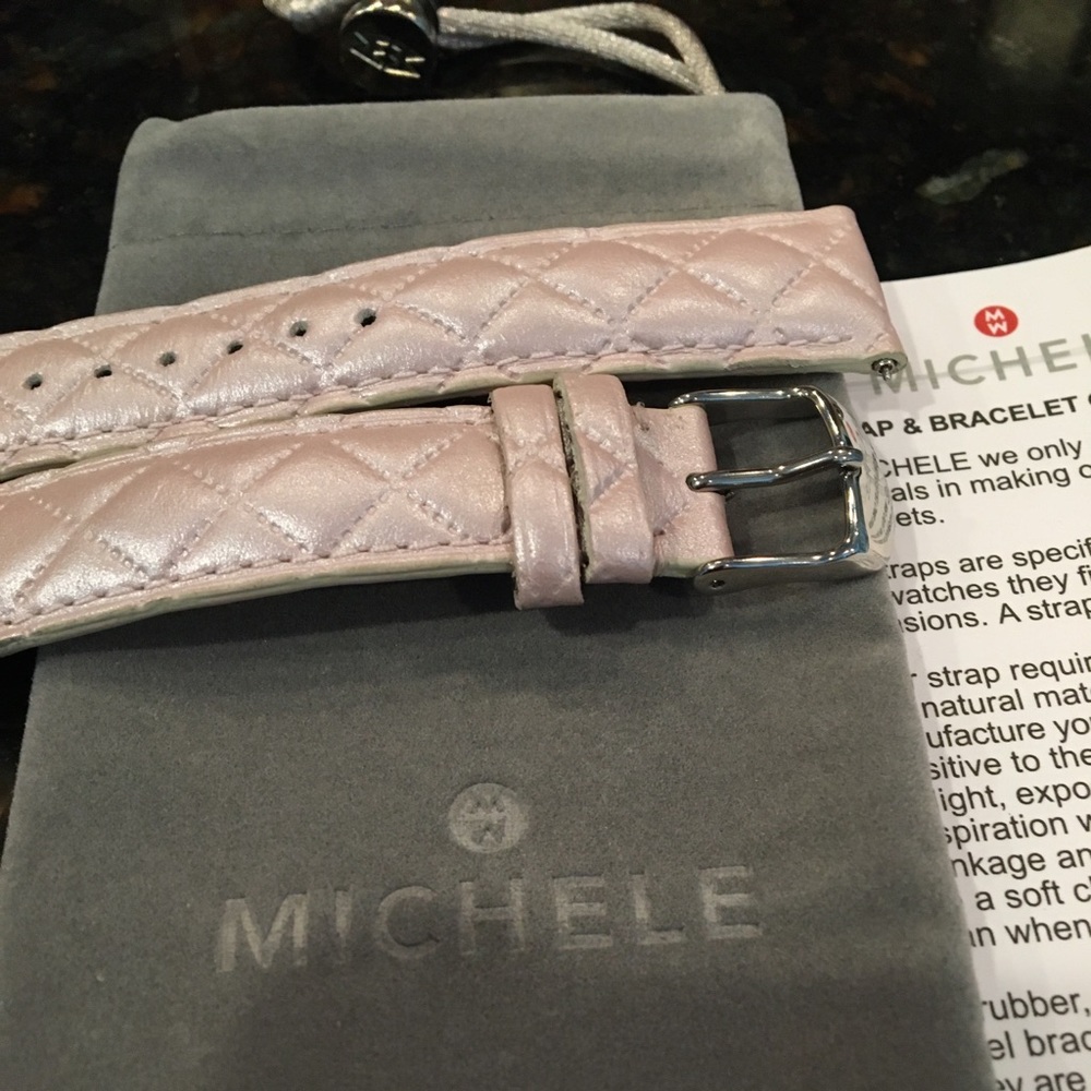 Michele watch strap